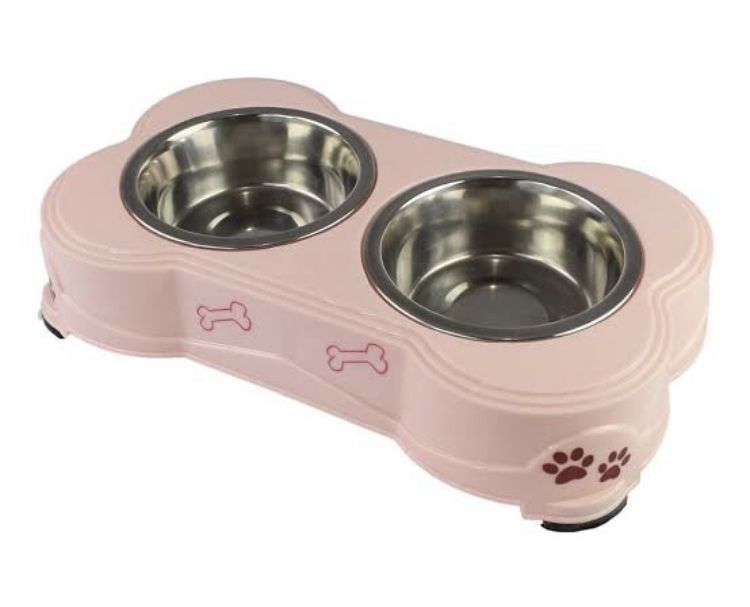 Vazilha de Agua com Ração Rosa